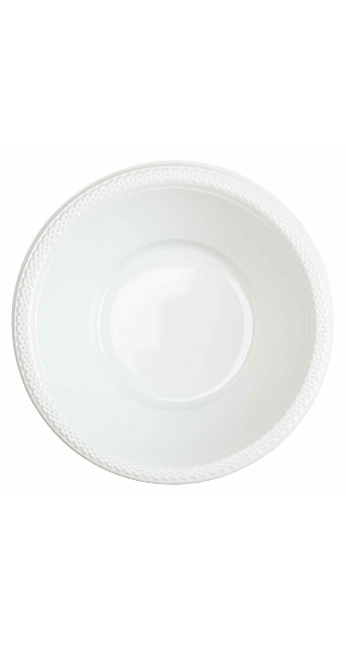 Frosty White - 10 x Plastic Bowls 355ml
