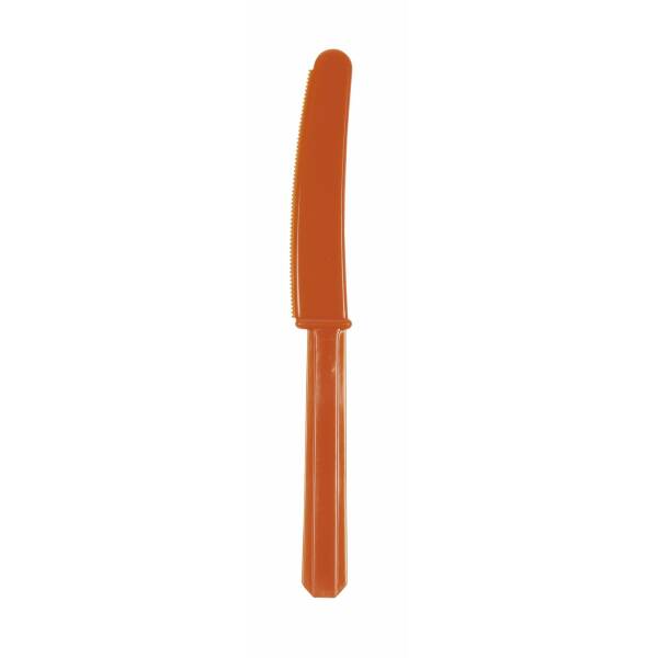 Orange Peel - 24 x Plastic Knives