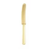 Gold Reusable Plastic Knives - 10pk