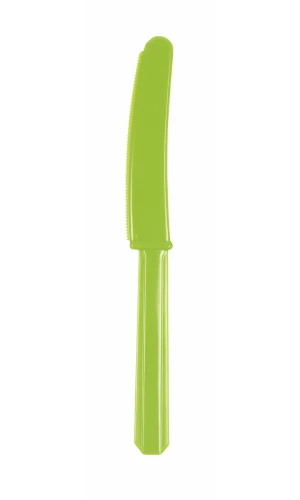 Kiwi Green Reusable Plastic Knives - 10pk