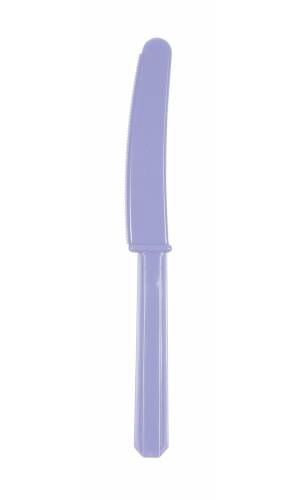 Hydrangea Reusable Plastic Knives - 10pk