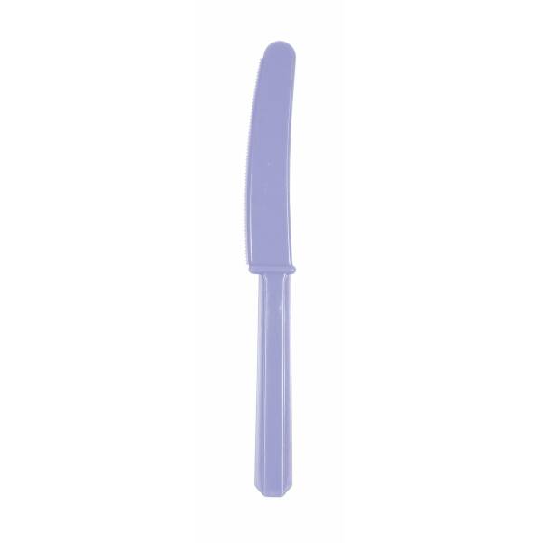 Hydrangea Reusable Plastic Knives - 10pk