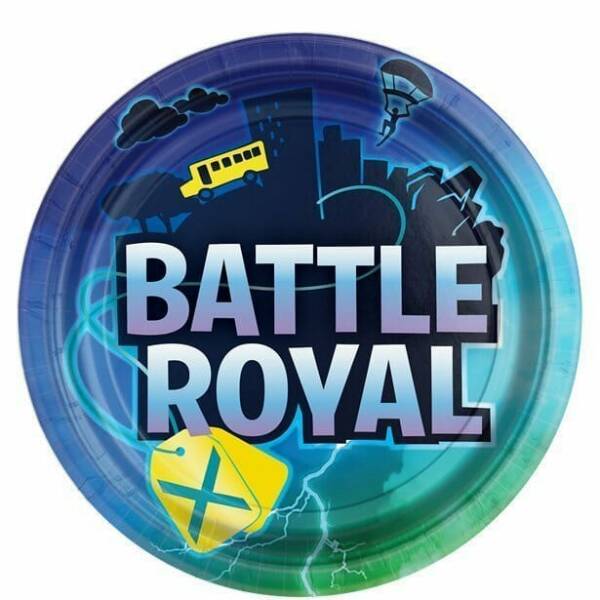 Fortnite Battle Royal Paper Plates 22.8cm - 8pk