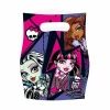 Monster High Plastic Party Bags 16cm x 23cm - 6pk