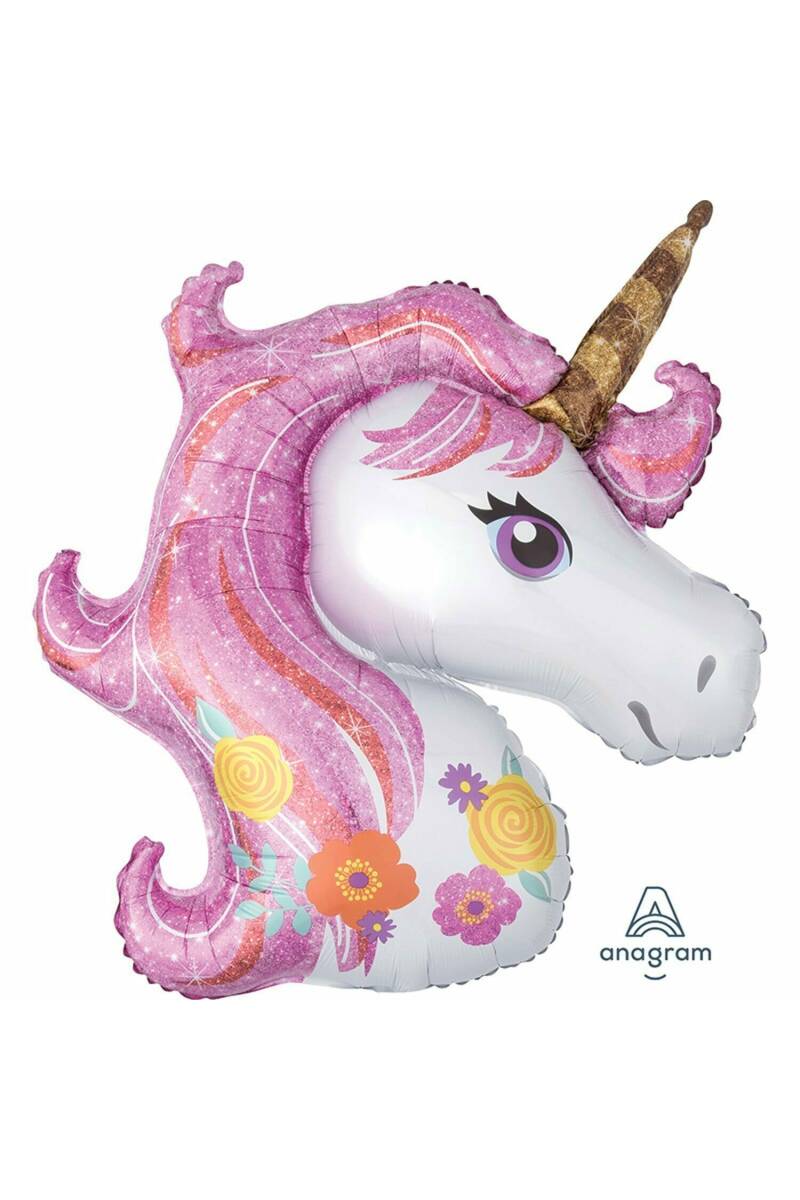 Magical Unicorn Super Shape Foil Balloon - 83 cm x 73 cm