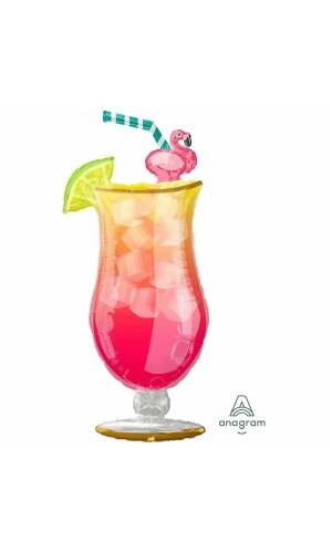 Let's Flamingle Super Shape Foil Balloon - 50 cm x 104 cm