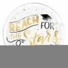 Reach For The Stars The Adventure Begins Hot Stamped Round Plastic Platters 35cm