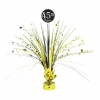 Sparkling Gold Celebration Add Any Age Spray Centrepieces 45cm