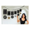 Sparkling Gold Celebration Add an Age Lantern Garlands 3.65m