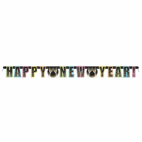 Confetti New Year Large Jointed Banner