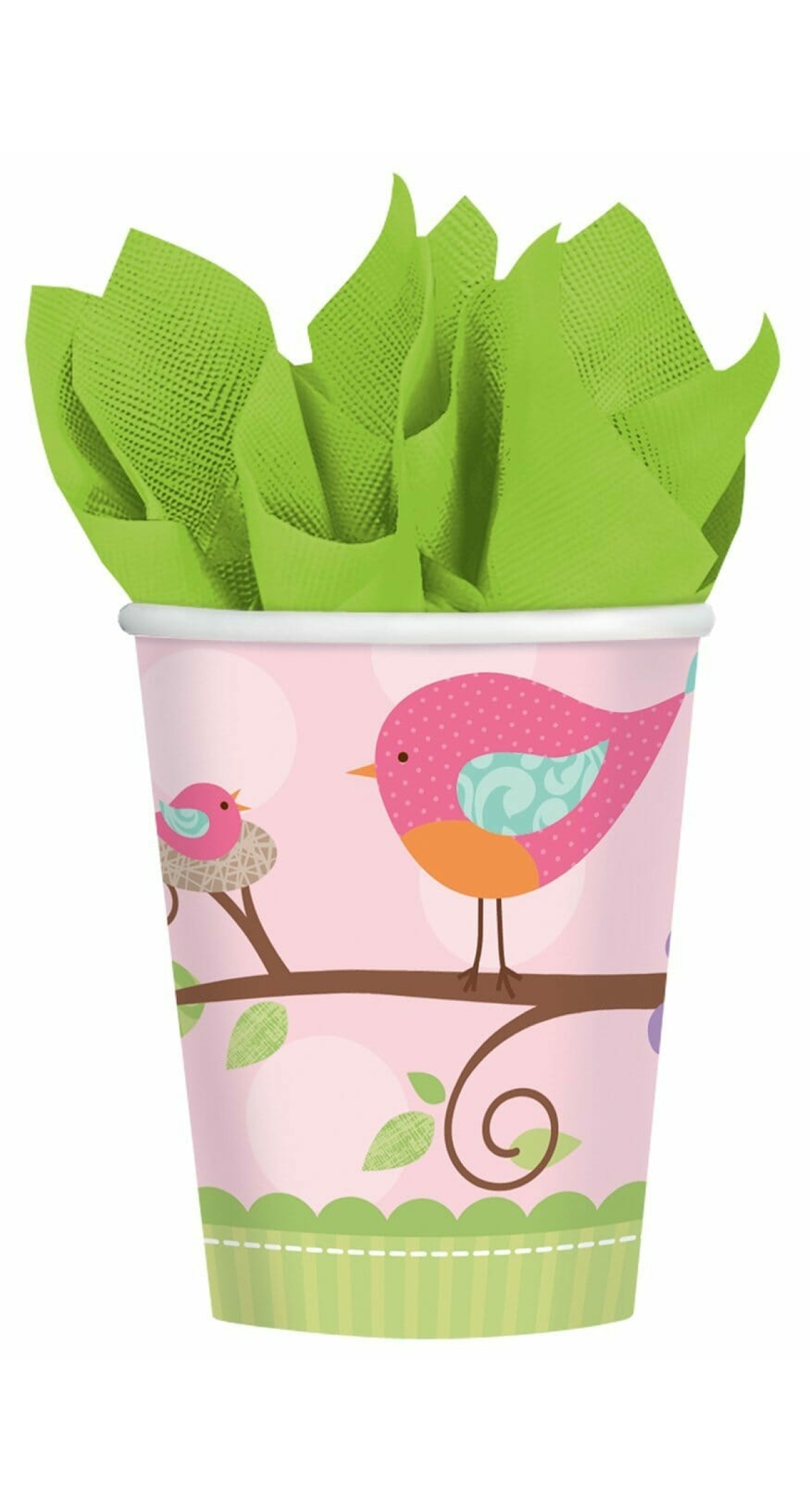 Tweet Baby Girl Paper Cups - 8pk