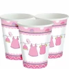 It's A Girl Baby Shower With Love Paper Cups 266ml - 8pk