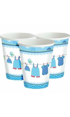 It's A Boyl Baby Shower With Love Paper Cups 266ml - 8pk