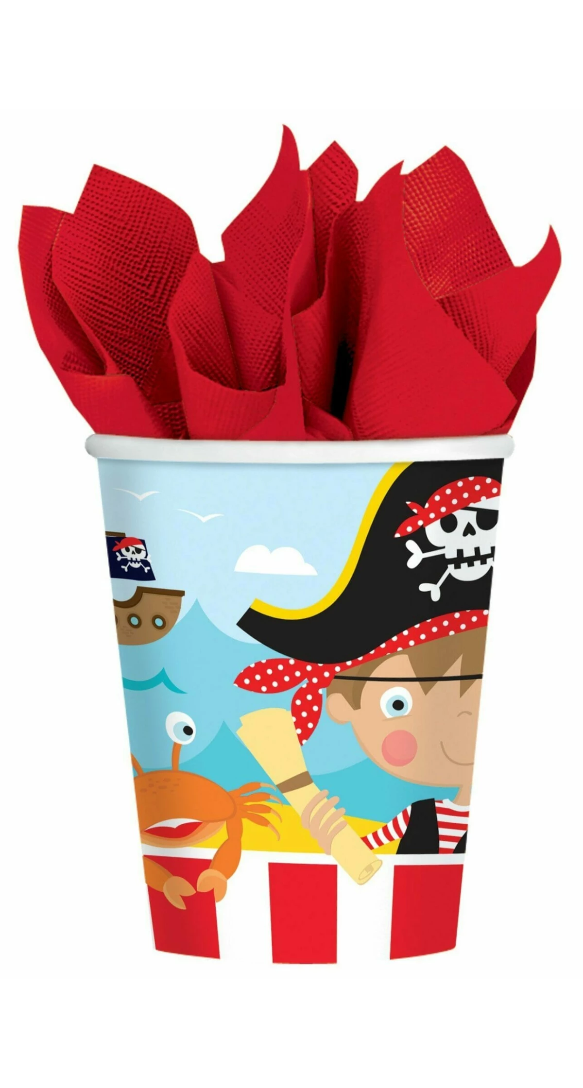 Little Pirate Paper Cups - 8pk