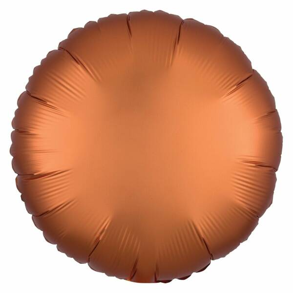 Satin Luxe Amber Foil Balloon Round - 17'' (43cm)