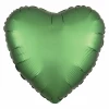 Satin Luxe Emerald Foil Balloon Heart - 17'' (43cm)
