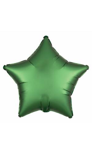 Satin Luxe Emerald Foil Balloon Star - 19'' (48cm)