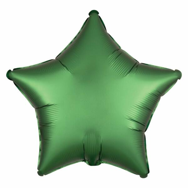 Satin Luxe Emerald Foil Balloon Star - 19'' (48cm)