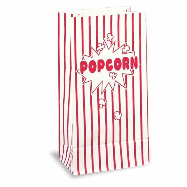 Popcorn Paper Party Bags - 10pk