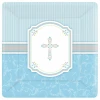 Blessings Blue Paper Plates 26cm - 8pk