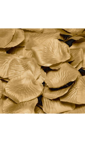 Deluxe Gold Rose Petals - 144pk