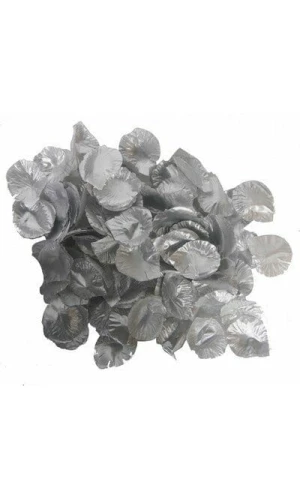 Deluxe Silver Rose Petals - 144pk