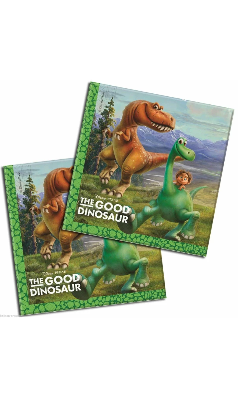 The Good Dinosaur Two-ply Paper Napkins 33x33cm  - 20pk