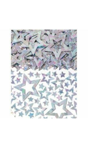 Confetti Star Shimmer Silver - 14g