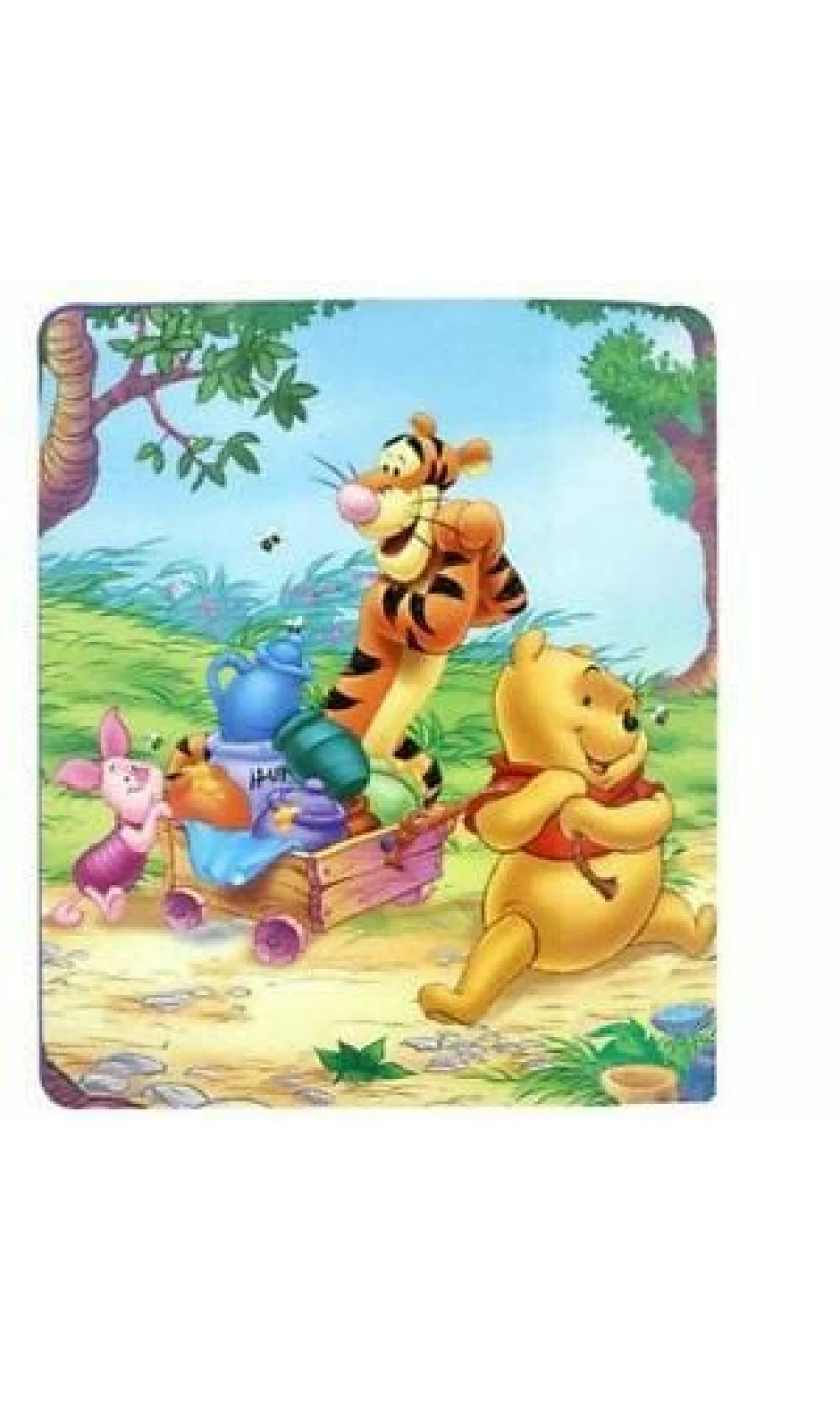Winnie the Pooh Fleece Throw Blanket -117cm x 152cm