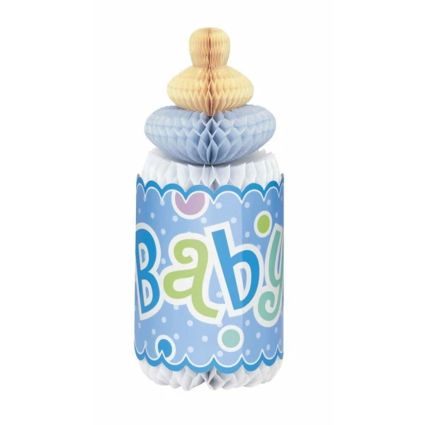Boy Baby Shower Honeycomb Decoration - 12 inches