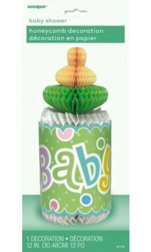 Baby Shower Honeycomb Bottle Decoration 30cm