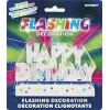 Flashing Happy Birthday Cake Decoration