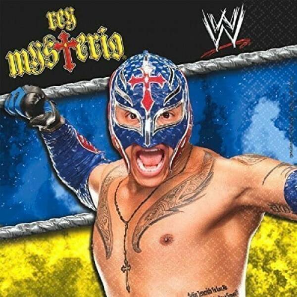 Wrestling Lunch Napkins 32.7cm - 16pk