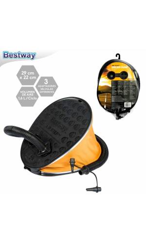 Bestway Air Step Pro-Air Foot Pump 29x22cm (Online Only)