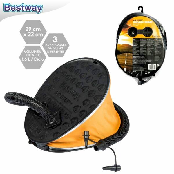Bestway Air Step Pro-Air Foot Pump 29x22cm (Online Only)