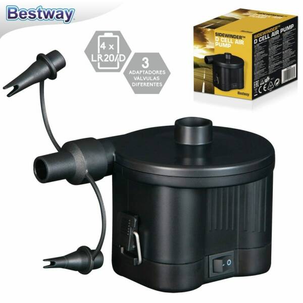 Bestway Sidewinder 6V Battery Operated Electric Air Pump LR20/D x4 (Online Only)
