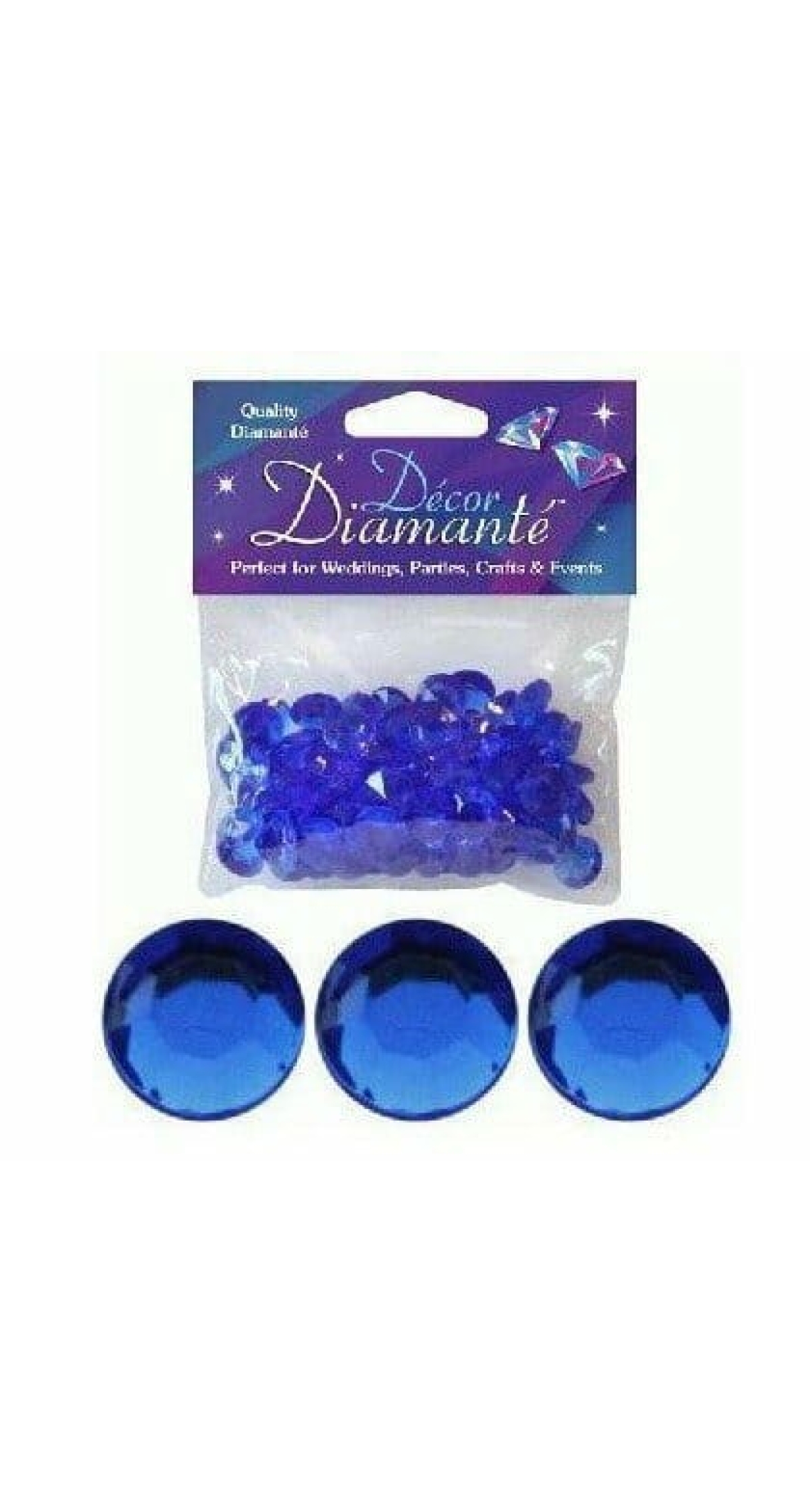 Diamante Diamonds Sapphire Bue 12mm - 28g