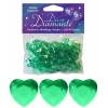 Diamante Hearts Emerald 12mm - 28g