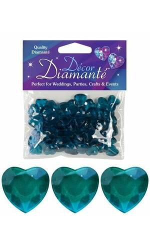 Diamante Hearts Jade 12mm - 28g