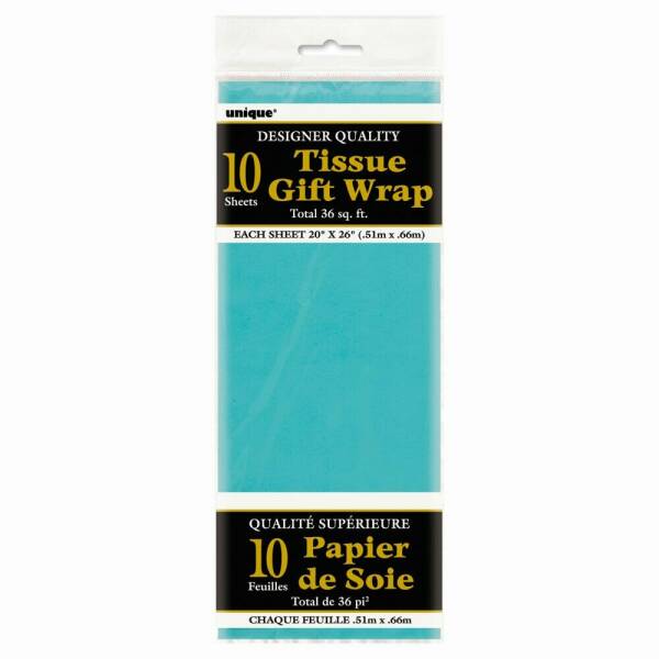 Teal Green Tissue Sheets - 10pk