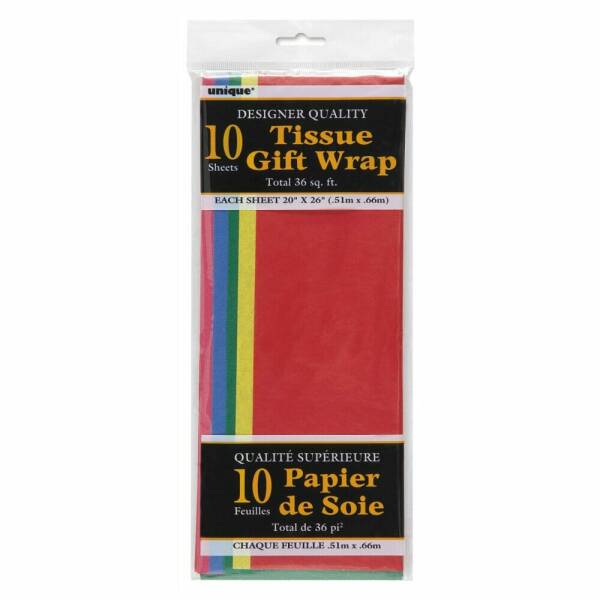 Assorted Tissue Sheets - 10pk