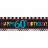 Happy 60th Birthday Giant Deep Banner - 1.70m x 0.50m