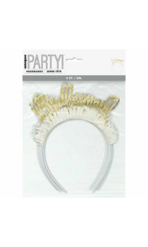 Bridesmaid Bachelorette Party Headbands - 4pk