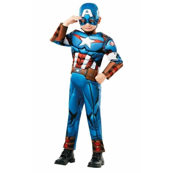Deluxe Captain America Marvel Avengers - Age 5 to 6 Years