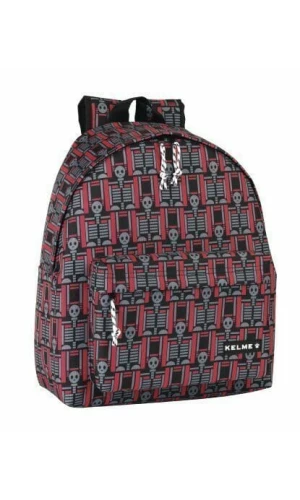 Robot Gray & Red Boy's School Backpack - 40cm x 38cm
