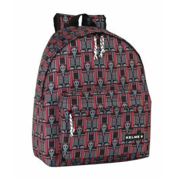 Robot Gray & Red Boy's School Backpack - 40cm x 38cm