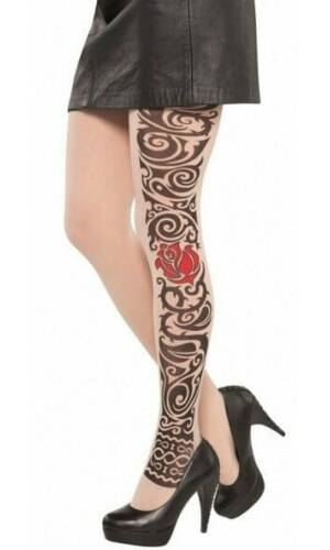 Tattoo Tights Gothic - Adult One Size