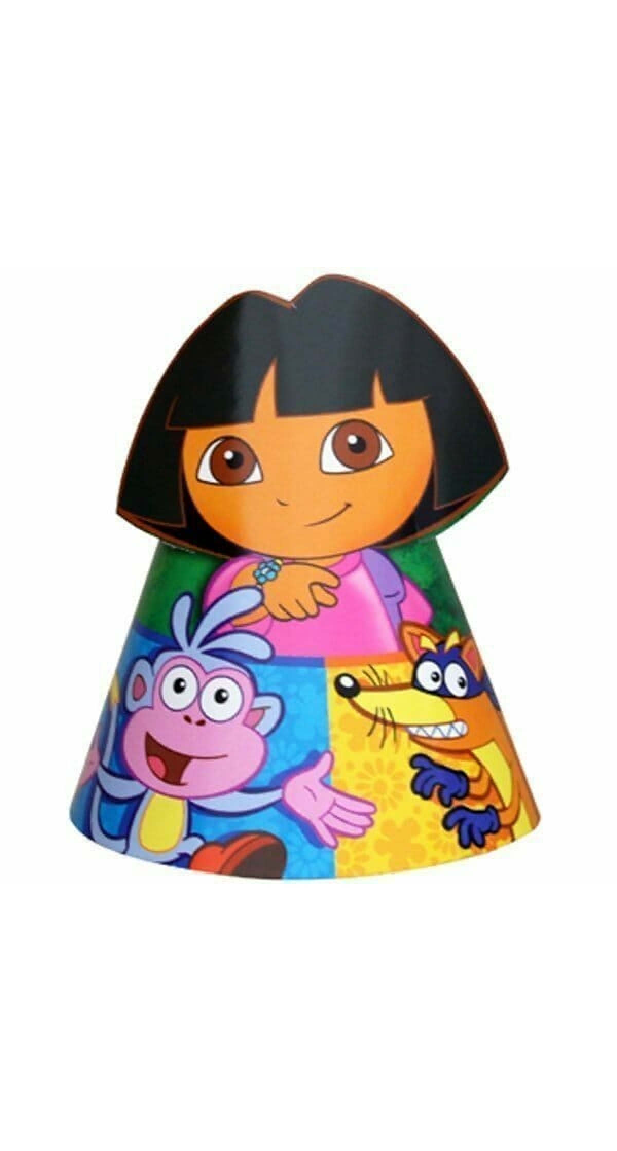 Dora the Explorer Paper Party Hats - 8pk