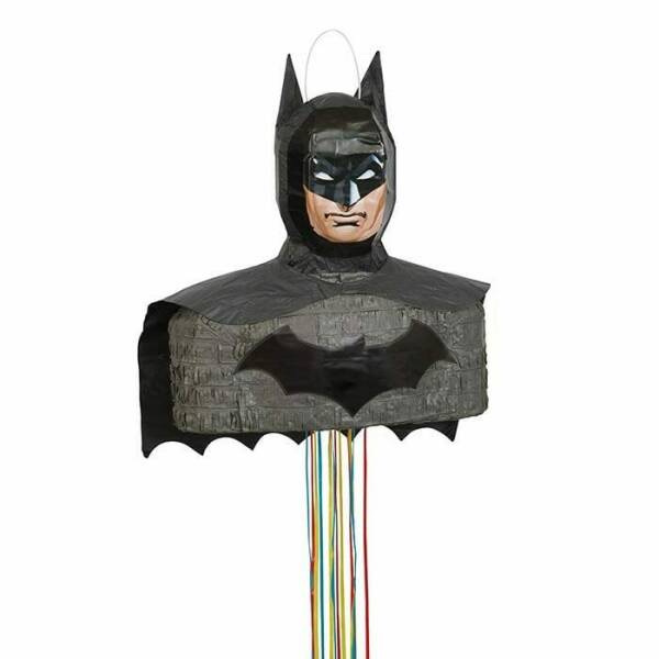 Batman Pull String Pinata - 37cm x 41cm