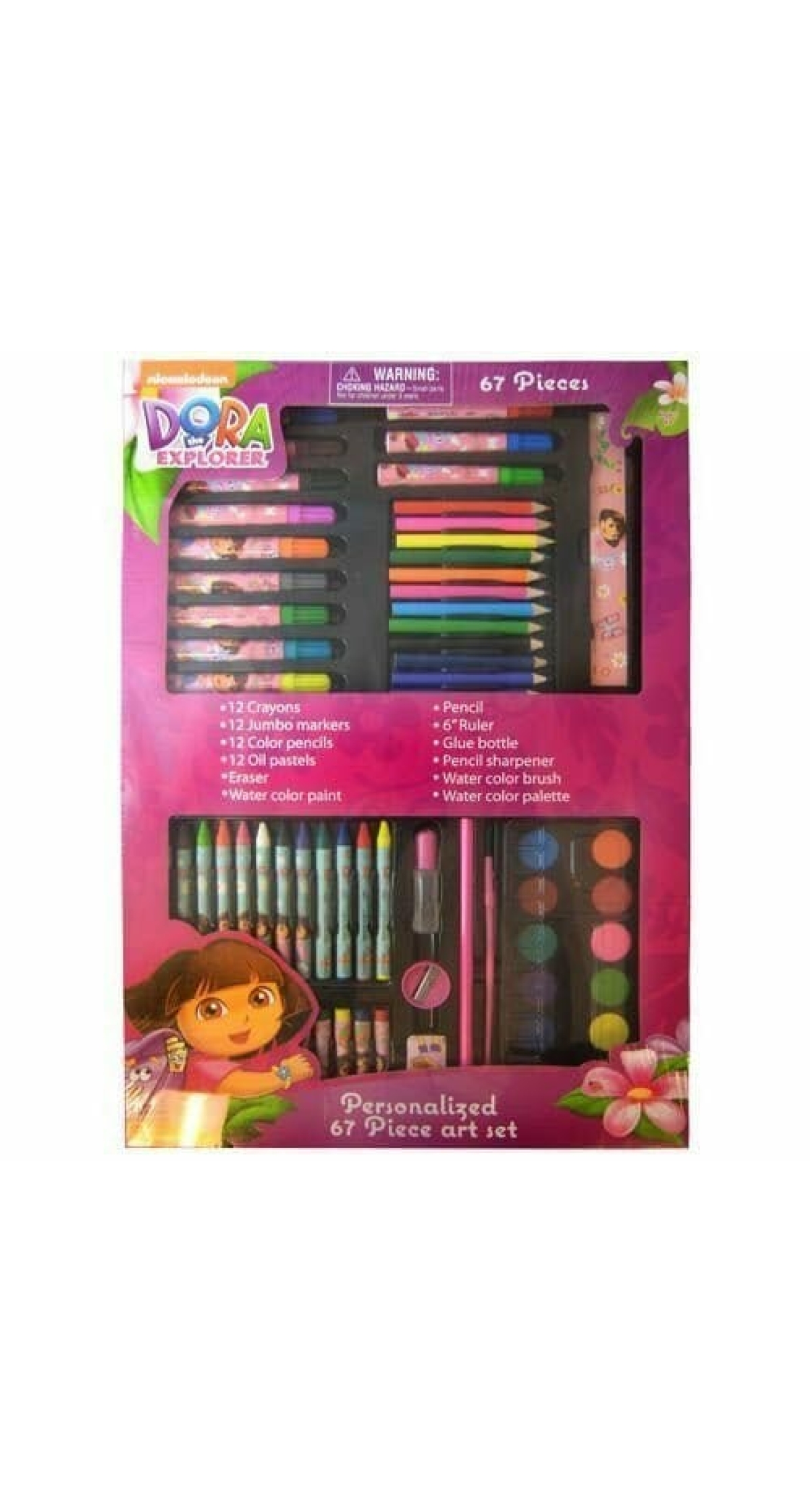 Dora the Explorer 67 Piece Art Set